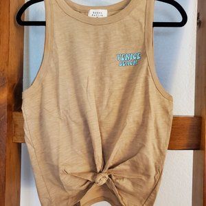 Brand Urban Nation size medium tan graphic tank top